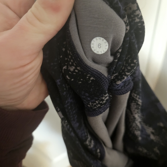 Lulu Align Rip wave Purple Thunder Black size 6 - Picture 7 of 10